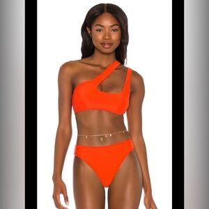 NWT X Sloane Stephens Brody Bikini Top and Bottoms  in Candy Red